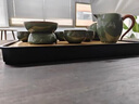 琦轩源哥窑功夫茶具套装家用高档陶瓷冰裂纹茶杯茶盘托盘礼盒旅行泡茶壶 哥窑心悦西施壶盖碗六杯10件套 实拍图