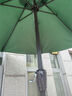 蚁伽 户外遮阳伞 庭院伞 太阳伞 防晒钓鱼伞沙滩伞 2.7米墨绿中柱伞 实拍图
