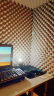 维诺亚家用桌面录音棚简易可拆卸隔音罩喜马拉雅有声主播降噪录音神器 迷你60*60*60厘米外灰内紫 晒单实拍图