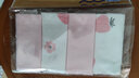 人之初4条装 新生儿擦奶巾宝宝口水巾洗脸巾纯棉小方巾手帕宝宝喂奶巾 实拍图
