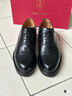 THOM WILLS【明星同款】ThomWills内增高皮鞋男商务正装牛津鞋新郎结婚鞋 黑色小牛B771-1 41 /7.5码 实拍图