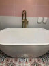 梵浴迷你日式浴缸深泡浴缸家用一体无缝独立式浴缸小户型亚克力浴缸 单缸 1.6m 实拍图
