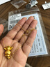 喜钻 18K金项链素链简约时尚0字链可调节锁骨链 多色可选 搭配吊坠 约0.61g【约40+5cm】白18K金 实拍图