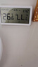 得力（deli） 温度计壁挂电子温湿度计室内家用数显高精度精准婴儿房温度表 白色 带时间+日历+闹钟+体感 实拍图