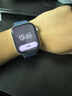 Apple/苹果 Watch Series 10 智能手表GPS款46毫米银色铝金属表壳丹宁色运动型表带S/M MX203CH/B 实拍图