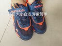 李宁热品牌断码男童凉鞋夏季2026新款儿童镂空运动网鞋男孩网面透气旋转 深蓝橘百搭款 33 实拍图