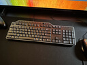 戴尔（DELL）有线键盘 巧克力键盘 多媒体键盘电脑办公 USB接口 KB522 附键盘掌拖 黑色 实拍图