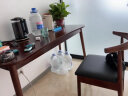 罗森（LUOSEN）京东居家优选 实木书桌 学习桌简约小户型办公电脑桌 桌+椅140cm 实拍图