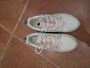 安踏晴空丨女鞋运动鞋子秋冬季皮面防泼水软底轻便减震休闲跑步跳绳鞋 【皮面防泼水】白/粉/青-3 36 实拍图