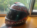 FASEED法赛德全盔碳纤维头盔男861摩托车机车赛车特大双镜片女防雾四季 新花毒牙（送镜片+防雾贴+头套+Y10耳机 3XL(63-64)头围 实拍图