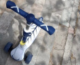 斯威（SWAY） 滑板车儿童 2-3-6-10-15岁宝宝大童滑滑车闪光轮折叠小孩踏板车 月光蓝-加宽闪光轮【头盔护具】 实拍图