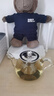 金镶玉 玻璃茶壶 泡茶壶高硼硅加厚耐高温耐茶壶热玻璃茶壶泡茶器沏茶壶 如意壶500ml 实拍图