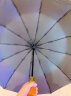 京东京造 全自动晴雨两用雨伞三折加大加固抗风商务折叠木柄伞 商务黑 晒单实拍图