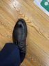 金利来（goldlion）男鞋正装商务休闲鞋舒适轻质透气时尚皮鞋58083057101A-黑-39-码 实拍图