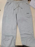 唐狮裤子男秋季新款衣多穿休闲男宽松潮流运动针织束脚裤男士 浅麻灰/加绒款 L 实拍图