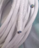 德力西RVV护套线三芯0.5-6平方铜芯电线国标家用工程延长线充电桩电缆线 白色3*2.5 10米（默认连续，散剪不退换） 实拍图