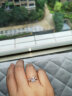 谢瑞麟（TSL）母亲节礼物18K金钻石戒指环群镶求婚订婚结婚白金钻戒女63235 15圈口（约21颗钻，约7分） 实拍图