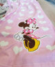 迪士尼（Disney）毛巾纯棉割绒柔软毛圈 米妮粉嫩婴儿童浴巾粉色 247g 60*120cm 实拍图