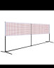 阿姆斯AMUSI羽毛球网架 便携式移动羽毛球架/网柱 5.1米标准单打 含球网 实拍图