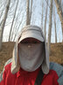 潮人心（CHAO REN XIN） 户外防晒面罩钓鱼帽子男士透气速干夏季女登山徒步遮阳护脖脸夏天骑车 浅灰色 实拍图