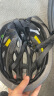 洛克兄弟（ROCKBROS） 骑行头盔山地公路自行车头盔男女带风镜一体成型炫彩安全帽 黑色：58-62cm 灰色+透明镜片 实拍图