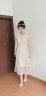 皮尔卡丹雪纺连衣裙女夏装2024年新款收腰显瘦气质时尚气质夏天长裙子 米白色 XL 晒单实拍图