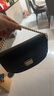 MICHAEL KORS【七夕礼物】轻奢MK女包LITA单肩斜挎包马鞍包中号黑色 实拍图