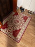 双喜临门 入户门地垫门垫防滑吸水脚垫家用卧室客厅茶几垫厨房卫浴防滑垫 福字-红色 100cm*140cm【 默认长方形 】 实拍图