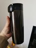 希格（SIGG）随手咖啡杯保温杯水杯子男女商务办公茶杯便携车载杯高档 棕黑色470ml 实拍图