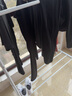 乐活时光多功能阳台晾衣架落地衣架家用卧室挂衣架室外晒衣架晾衣杆晒衣杆 白色双杆110cm【全金属材质】 实拍图