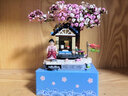 俐智（Loz）积木风车屋拼装模型男女儿童玩具浪漫音乐盒情人节送女友生日礼物 1221樱花树音乐盒 实拍图