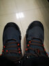 回力男鞋新款休闲鞋男高帮秋季登山鞋防水防滑健步鞋耐磨户外鞋子男 灰黑色【高帮鞋335】 40 实拍图