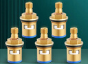 起点如日（QIDIANRURI）全铜水龙头阀芯单冷快开陶瓷阀芯龙头角阀通用维修配件 全铜加厚阀芯【5个装】带螺丝 实拍图