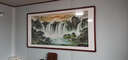 风水怡情旭日东升国画山水画手绘客厅装饰画沙发背景墙办公室挂画靠山字画 旭日东升A 实木画框 163*83cm 实拍图