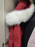 森马[新年红]羽绒服女冬季长款修身连帽防雨加厚外套109723113004 晒单实拍图