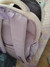 九福鸟 书包女初中生大容量减负护脊高中生小学生女生4-6年级轻便双肩包 紫色大白鸭挂饰 实拍图