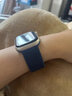 MSSM适用苹果手表表带iwatch尼龙编织表带apple watch ultra2/S10/9/8/7/6/SE【午夜蓝】·38/40/41MM 实拍图