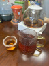 雅集锤纹壶加厚 耐热玻璃过滤茶壶小 红茶泡茶壶功夫茶具280ml 实拍图