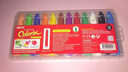 AMOS韩国进口旋转丝滑蜡笔涂鸦可水洗油画棒幼儿园炫彩棒儿童绘画工具 AMOS粗杆蜡笔12色 实拍图