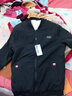 啄木鸟夹克男士装外套春秋季款休闲棒球服上衣服 黑色 加绒 XL 实拍图
