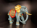 铜之祥《吉祥对象》大象摆件招财吸水家居客厅玄关酒柜装饰乔迁开业礼品 吸水象大号卷鼻单只 实拍图