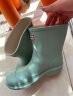 回力雨鞋女时尚成人女士中筒雨靴防水鞋胶鞋HLOZ3 绿UU 39  晒单实拍图