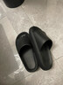 优调拖鞋女厚底踩屎感居家室内静音浴室洗澡防滑防臭大码凉拖鞋男夏 极光黑 35-36 (230mm) 实拍图