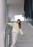 莫代尔香蕉运动裤女春秋款2025新款宽松休闲窄版阔腿裤美式爵士跳舞卫裤 杏色【常规款】 L码【建议110-125斤】 实拍图
