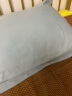 艾薇 真丝枕套夏季可水洗枕套凉感枕头套枕芯套一对装 丁香兰 48*74cm 实拍图