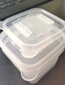 花美.佳（HMNIGA）双耳300mL400mL留样盒食品留样盒餐厅酒店单位学校幼儿园厨房 2代300mL单盒绿色版-送10张标签 实拍图