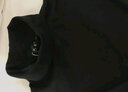 诚景一体绒加绒加厚高领打底衫男修身休闲纯色秋衣t恤男保暖长袖卫衣I 96020黑色加绒加厚 L 实拍图