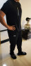 安德玛（Under Armour）运动套装男 24夏季新款健身短袖T恤衫休闲透气速干长裤两件套 快干短袖/黑+快干长裤/黑 XL/180（建议体重：150-170斤） 晒单实拍图