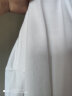 蓝之旺 班服t恤定制 短袖男女体恤工作服工衣订制印logo文化衫diy衣服 精致高支款白色 L 实拍图