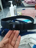 罗维利特 皮带男自动扣中青年真皮质感软皮腰带男士百搭裤带 跑车款腰带黑色 实拍图